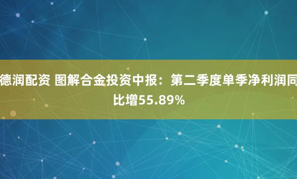 德润配资 图解合金投资中报：第二季度单季净利润同比增55.89%